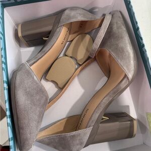 Pashion the d’orsay storm suede heel